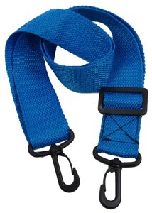 Яскравий ремінь через плече для дорожньої або спортивної сумки Portfolio блакитний