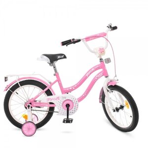 Велосипед дитячий Profi Star Y1691 16 дюймів рожевий