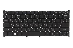 Клавiатура для ноутбука ACER Aspire S3, S5, One 756, TravelMate B1 чoрний, без фрейма
