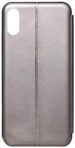 Чехол-книжка TOTO Book Rounded Leather Case Apple iPhone XS Max Gray