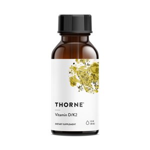 Вітаміни та мінерали Thorne Vitamin D/K2, 30 мл