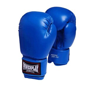 Рукавиці боксерські PowerPlay PP 3004 Blue 10 унцій