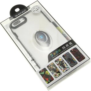 Бампер SHENGO SG185 Soft TPU+PC 5 Papers inside Kickstand Cover IPhone 7 Plus/8 Plus Mix