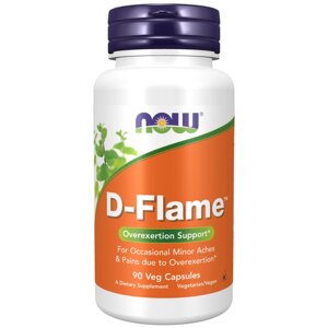 Натуральна добавка NOW D-Flame, 90 вегакапсул