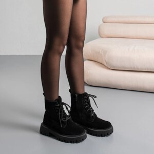 Черевики жіночі зимові Fashion Gina 3856 36 розмір 23,5 см Чорний