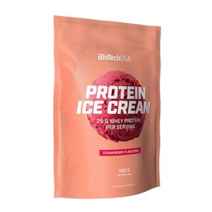 Замінник харчування BioTech Protein Ice Cream 500 грам Полуниця