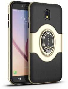 Чехол-накладка Ipaky 360° Free Rotation Ring Holder case Samsung Galaxy J3 (2017) J330 Gold