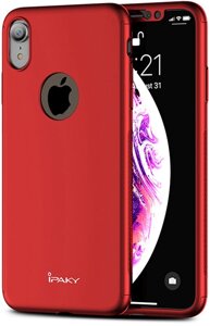 Чехол-накладка Ipaky 360° PC Full Protection PC Case Apple iPhone XR Red