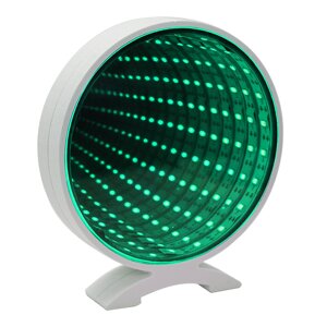 Світильник Нескінченність з USB Коло (зелений)