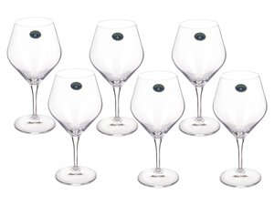 Набір келихів для вина Bohemia Crystal Gavia 1SI97/00000/400 400 мл 6 шт
