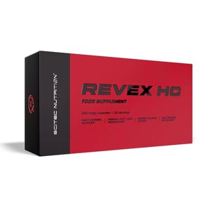 Жироспалювач Scitec Revex HC, 120 капсул