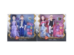 Лялька 26 см Descendants у наборі з двох ляльок: дівчина і хлопець, з аксесуарами