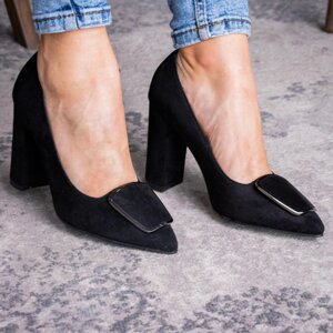 Туфлі жіночі на підборах Fashion Mugsley 2376 36 розмір 23,5 см Чорний