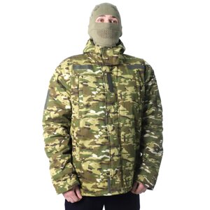 Парка чоловіча тактична для військових та армії Combat SoftShell, Куртка військова Зелена розмір XL