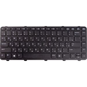 Клавiатура для ноутбука HP ProBook 430 G1 чорний, чорний фрейм