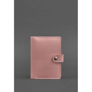 Шкіряна обкладинка для паспорта 3.0 рожева