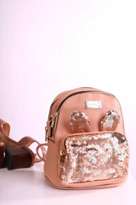 Невеликий жіночий рожевий рюкзак-код 7-172