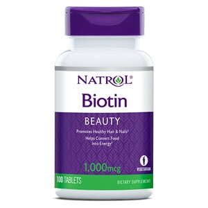 Вітаміни та мінерали Natrol Biotin 1000 mcg, 100 таблеток