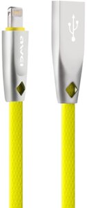 Кабель AWEI CL-95 Lightning cable 1m Yellow