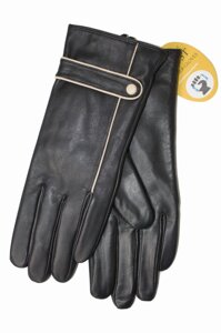 Жіночі шкіряні чорні рукавички Сенсорні Середні LYNN-1691s2