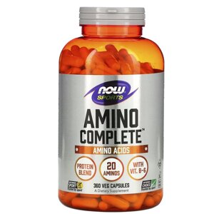 Амінокислота NOW Amino Complete, 360 капсул