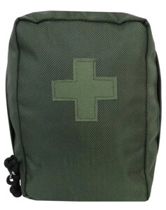 Армейська аптечка, військова сумка для медикаментів 3L Ukr Military Нацгвардія України, хакі