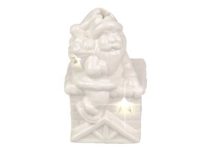 Статуетка декоративна Lefard світиться Дід Мороз що світиться 919-037 10 см
