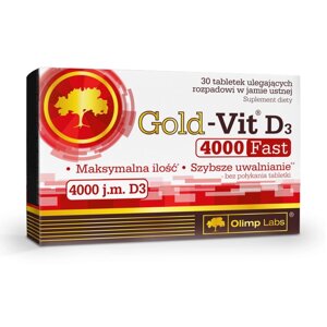 Вітаміни та мінерали Olimp Gold-Vit D3 4000 Fast, 30 таблеток