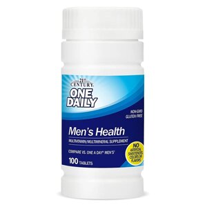Вітаміни та мінерали 21st Century One Daily Men's Health, 100 таблеток