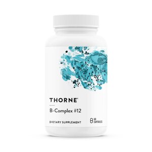 Вітаміни та мінерали Thorne B-Complex #12, 60 капсул
