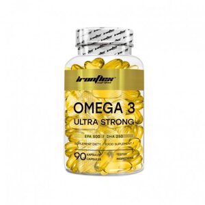 Жирні кислоти IronFlex Omega 3 Ultra Strong, 90 капсул
