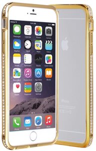 Бампер SHENGO SG03 Metal Bumper iPhone 5 Gold