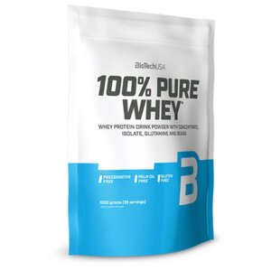 Протеїн BioTech 100% Pure Whey, 1 кг Бісквіт