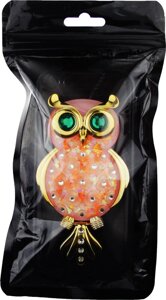 Чехол-накладка TOTO TPU Case Decorative Stones IPhone 5/5S/SE Owl Black