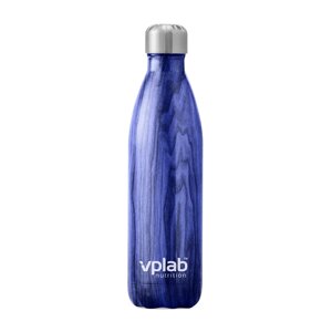 Пляшка VPLab Metal Water Bottle 500 мл, Blue Wood