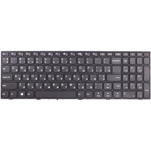 Клавіатура для ноутбука LENOVO Ideapad 110-15Isk чорний, чорний фрейм