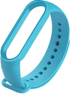 Ремешок UWatch Replacement Silicone Band For Xiaomi Mi Band 5/6/7 Bright Blue