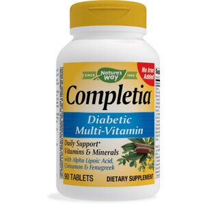 Вітаміни та мінерали Nature's Way Completia Diabetic, 90 таблеток
