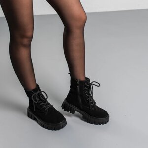 Черевики жіночі Fashion Pip 3807 40 розмір 25,5 см Чорний