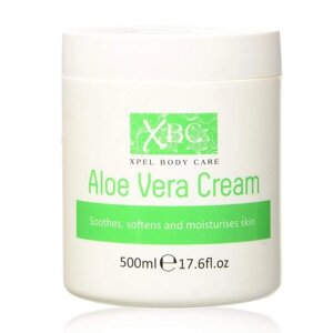 Заспокійливий і зволожуючий крем для сухої шкіри 500 мл Aloe Vera Cream XBC 5060120167033