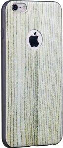 Чехол-накладка HOCO Wood grain Element Series iPhone 6/6s White oak