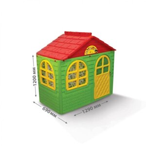 Ігровий будиночок зі шторками Doloni Toys 02550-13