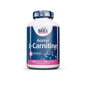 Жироспалювач Haya Labs Acetyl L-Carnitine 1000 mg, 100 капсул