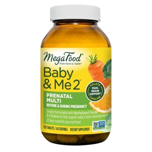 Вітаміни та мінерали MegaFood Baby Me 2, 120 таблеток