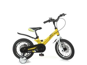 Велосипед дитячий Profi Hunter LMG14238 14 дюймів жовтий
