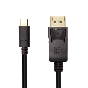 Кабель PowerPlant USB Type-C 3.1 Thunderbolt 3 (M) - DisplayPort (M), 4K, 3 м