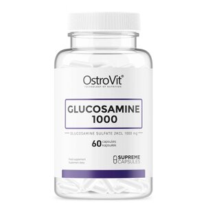 Препарат для суглобів і зв'язок OstroVit Glucosamine 1000, 60 капсул
