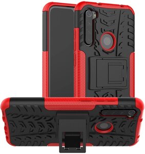 Чехол-накладка TOTO Dazzle Kickstand 2 in 1 Case Xiaomi Redmi Note 8 Red