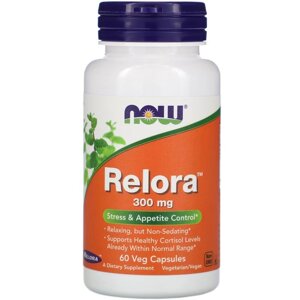 Натуральна добавка NOW Relora 300 mg, 60 вегакапсул