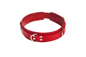 Нашийник Slave leather collar, Red